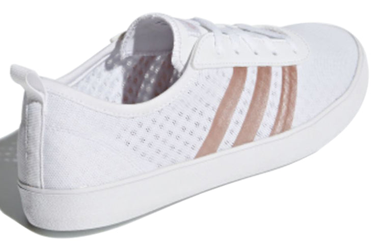 (WMNS) adidas neo Qt Vulc 2.0 'white/gold' BD7823