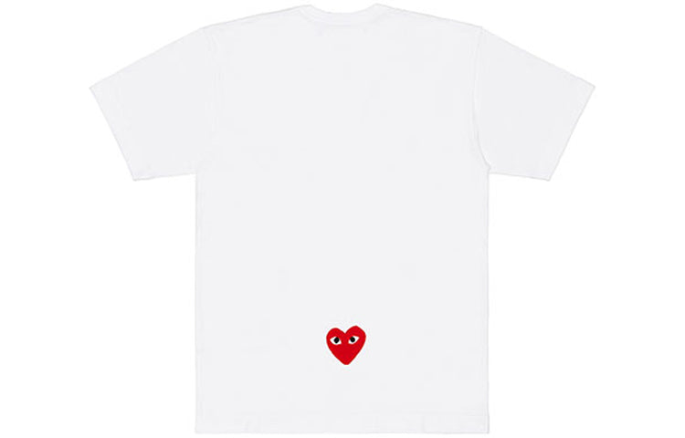 COMME des GARCONS PLAY x CDG Crossover Logo T-Shirt 'White' AE-T102-051-1