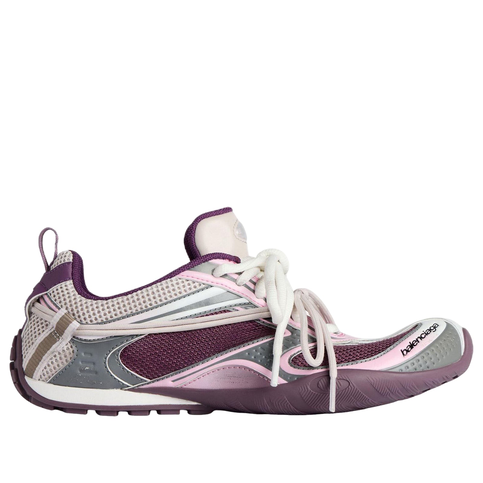 (WMNS) Balenciaga Radar Gradient Lines Sneaker 'Purple Grey Pink White' 865704WSTGL5159