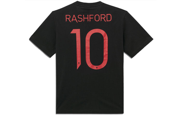 adidas Mufc Gfx T 10 Manchester United Soccer/Football Sports Short Sleeve Black IC1440