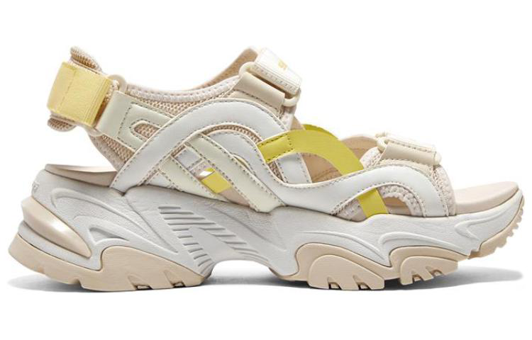 (WMNS) Skechers Stamina V2 'Beige Yellow' 119862-NTMT