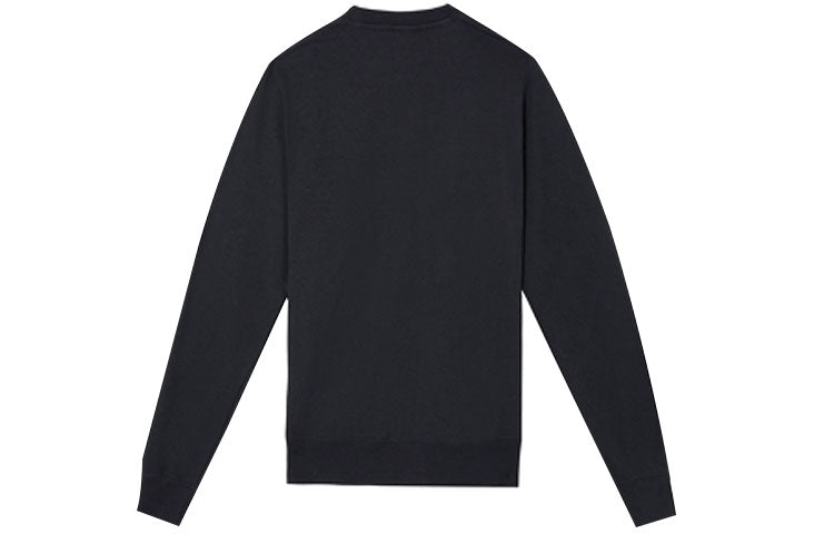New Balance Round Neck Casual Pullover 'Black' MT03904-BK