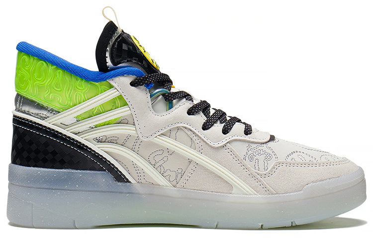 (WMNS) Li-Ning Superwave Mid 'White Blue Green' AGCS284-1