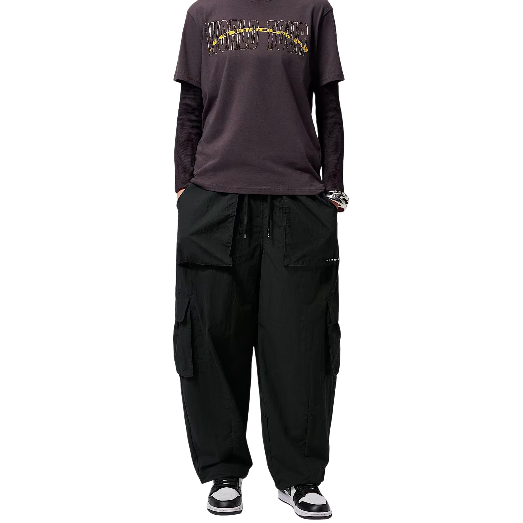 (WMNS) Air Jordan Flight Cargo Pants 'Black' IM6807-010