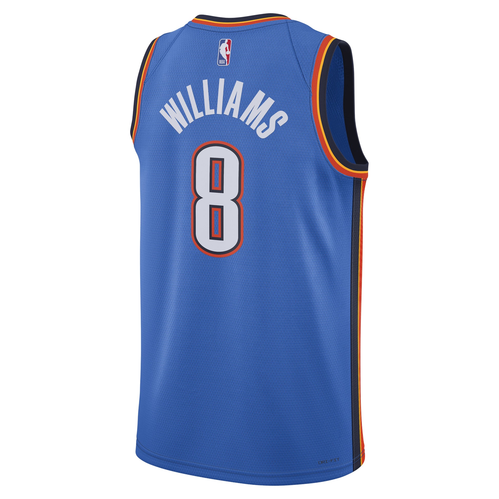 Nike Dri-FIT NBA Jalen Williams Oklahoma City Thunder Icon Edition Swingman Jersey 'Signal Blue' DN2016-407