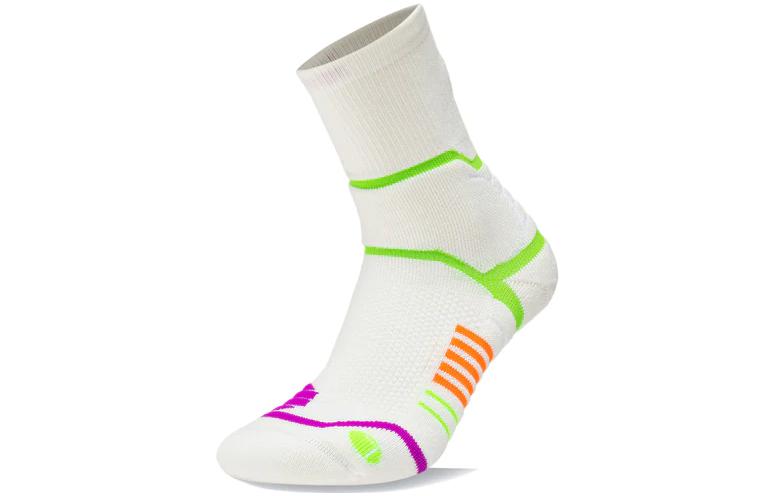 Li-Ning Way Of Wade Basketball Socks 'White Green Purple' AWLT017-2