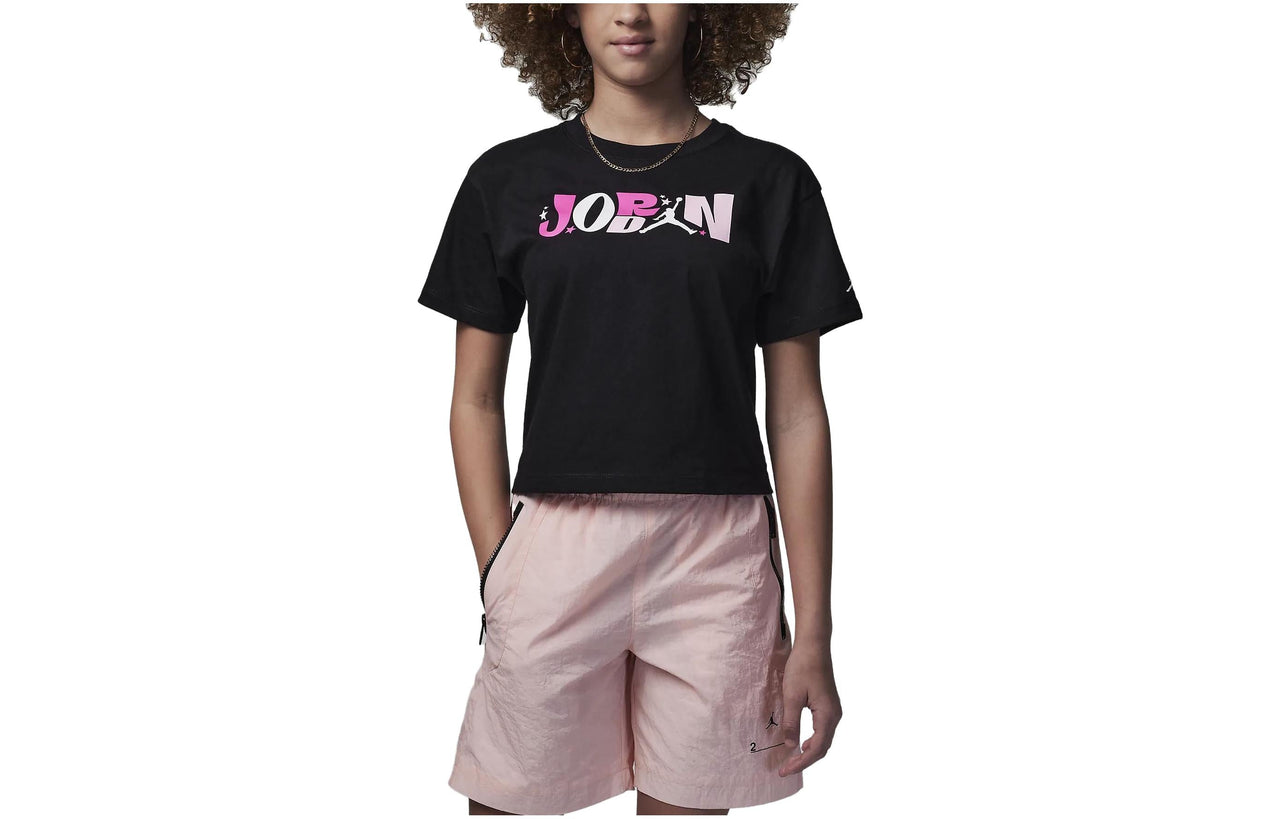 (GS) Air Jordan All Star T-Shirt 'Black' 45C604-023