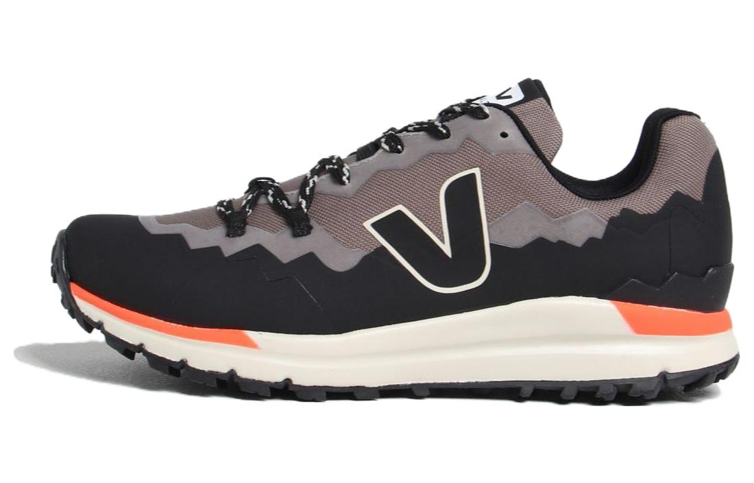 Veja Fitz Roy Lace-Up Sneakers 'Black Khaki Orange' FR2303206