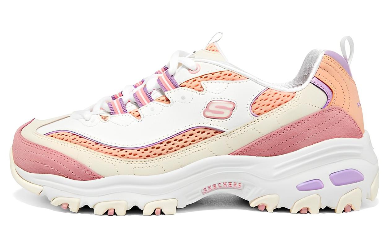 (WMNS) Skechers D'LITES 1.0 'Cream Pink Coral' 896209-CRL