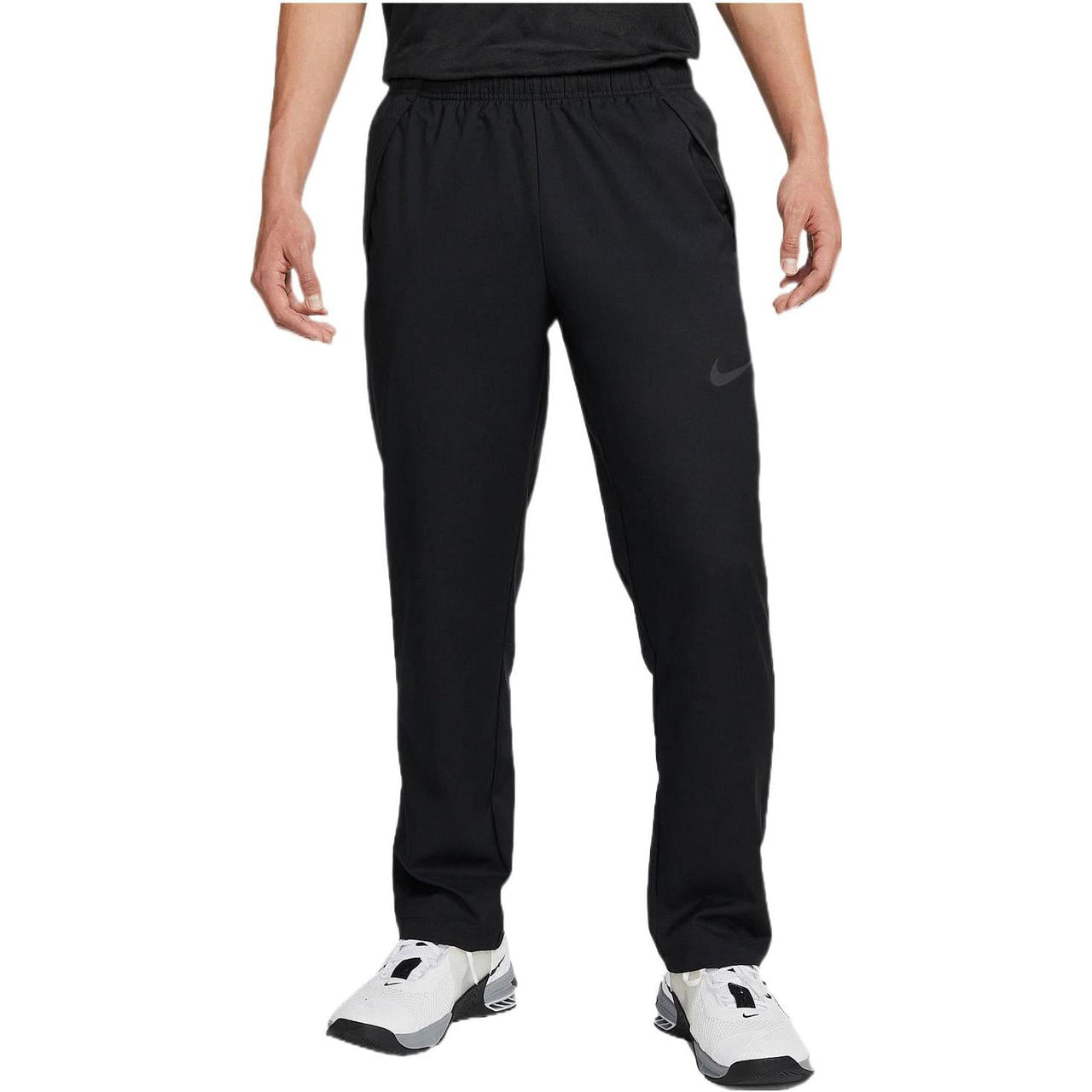 Nike embroidered side logo casual pants 'Black' DQ1904-010