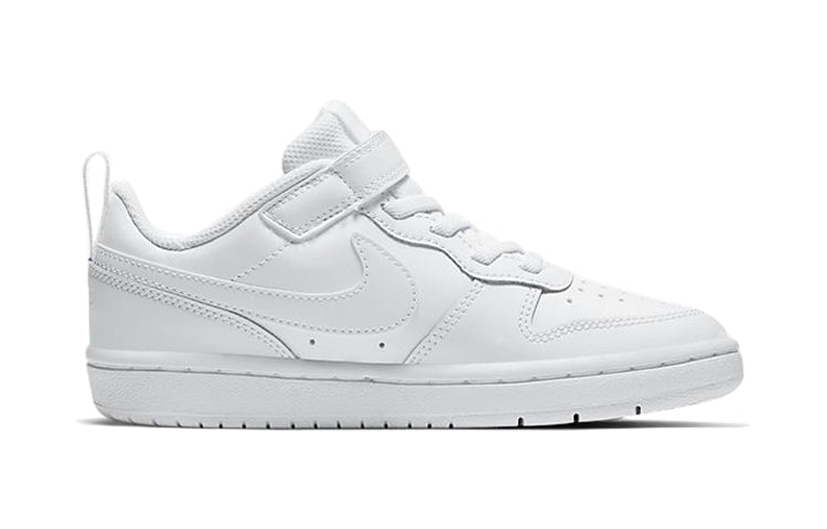 (PS) Nike Court Borough Low 2 'Triple White' BQ5451-100