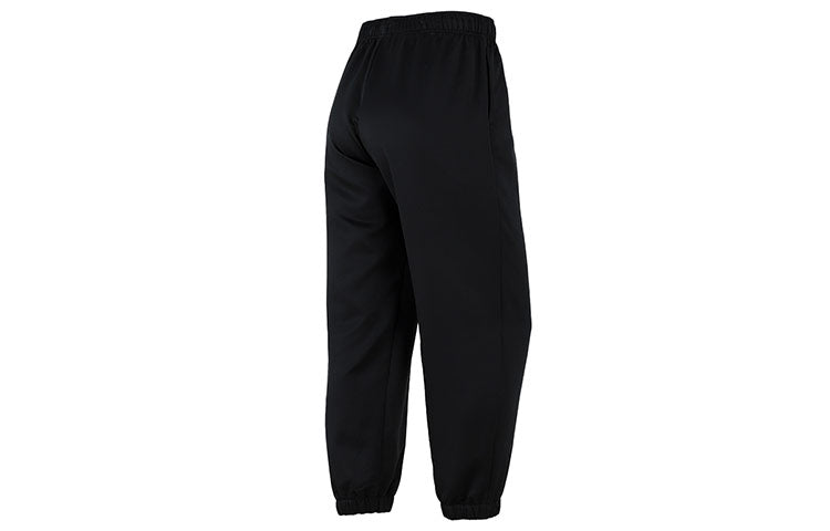 (WMNS) Nike Air Printing Sports Lacing Loose Bundle Feet Black Pants DD5426-010