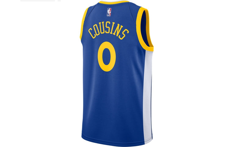 Nike NBA DeMarcus Cousins Golden State Warriors 2020/21 Icon Edition Jersey #0 864475-403