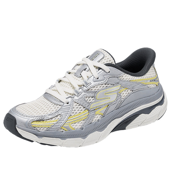 (WMNS) Skechers Go Run Arch Fit 2.0 'White Grey' 129223-WGY
