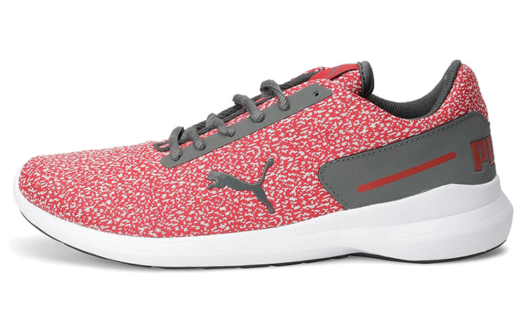 PUMA Pacer El Idp Low Running Shoes Grey/Red/White 371517-02