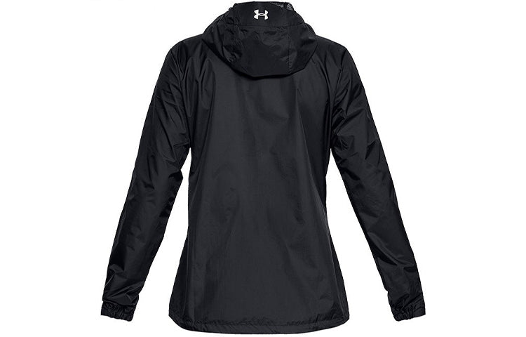 (WMNS) Under Armour Forefront Rain Jacket Black 1321443-001
