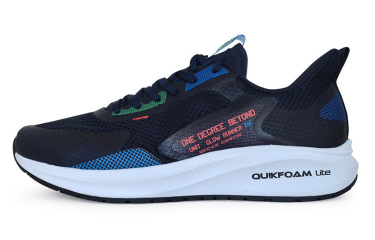 361 Degrees x QU!KFOAM Running Shoes 'Black Blue' 572012216-7