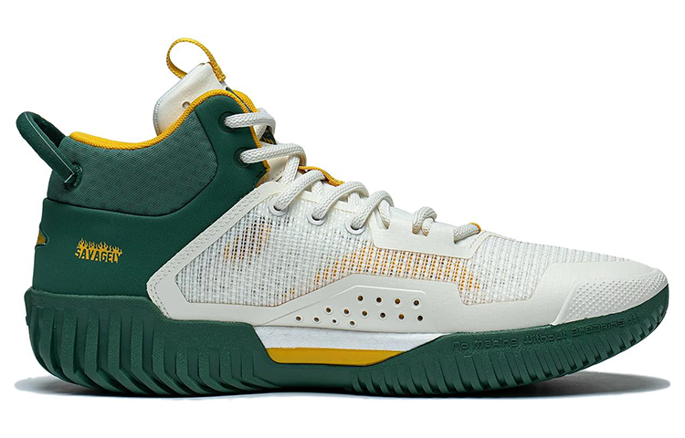 Li-Ning Badfive 3 Low 'White Green Yellow' ABFT015-2