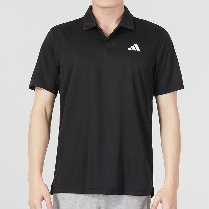 adidas Club Tennis Pique Polo Shirt Asia Sizing 'Black' HS3246
