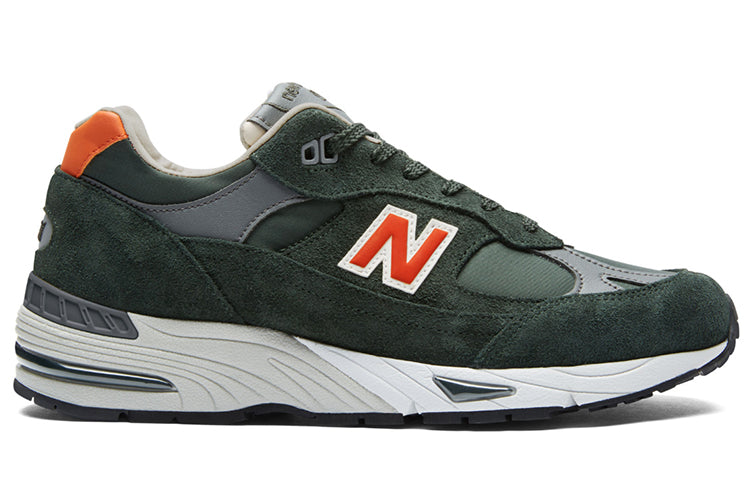 New Balance 991 Made In England 'Forest Green Orange' M991TNF