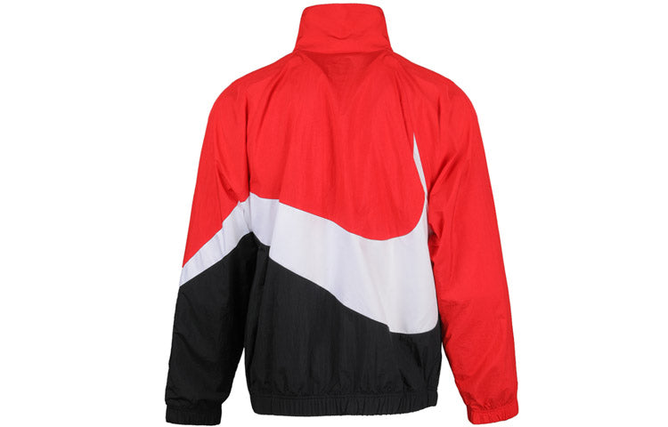 Nike AS Men's Sportswear HBR JKT Jacket WVN STMT 'Red White Black' AR3133-657