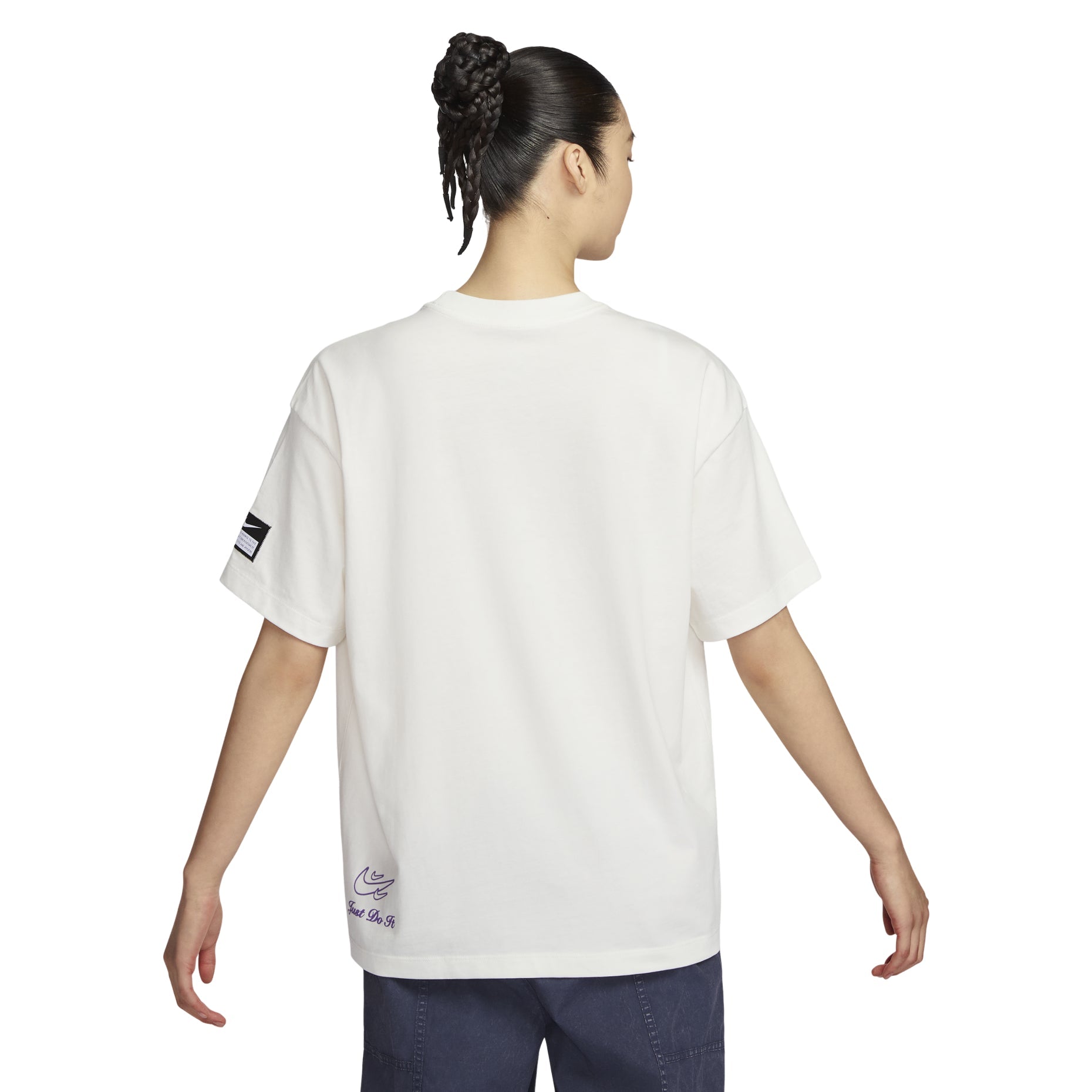 (WMNS) Nike Sportswear Oversized T-shirt Asia Sizing 'Sail' FZ1147-133