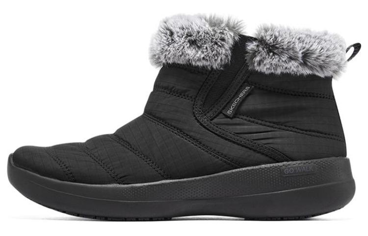 (WMNS) Skechers Go Walk Stability Boot 'Black White' 144661-BBK