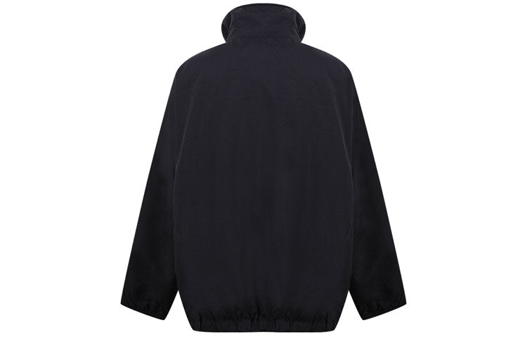 Levis Stand Collar Half Zipper Jacket Black 34789-0004