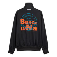 adidas x Bad Bunny DTmF Tour Merch Barcelona Firebird Track Jacket 'Black' LG9053