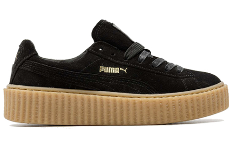(WMNS) PUMA Fenty x Suede Creeper 'Black' 361005-02