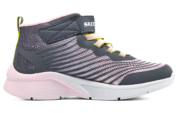(GS) Skechers Microspec Rejoice Racer 'Grey Pink' 303070L-CCMT