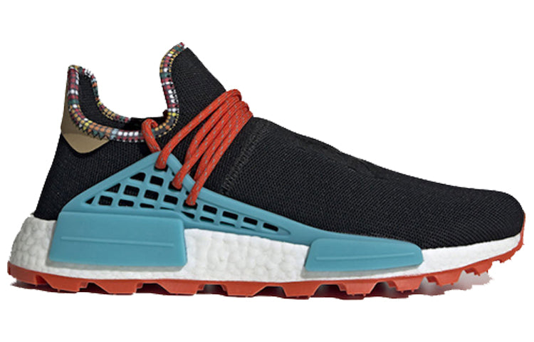 adidas x Pharrell NMD Hu Inspiration Pack 'Black Clear Blue College Orange' EE7582
