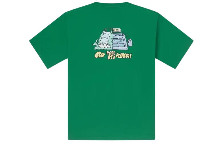 Converse Summer Outdoor Graphic T-Shirt 'Green' 10027229-A02