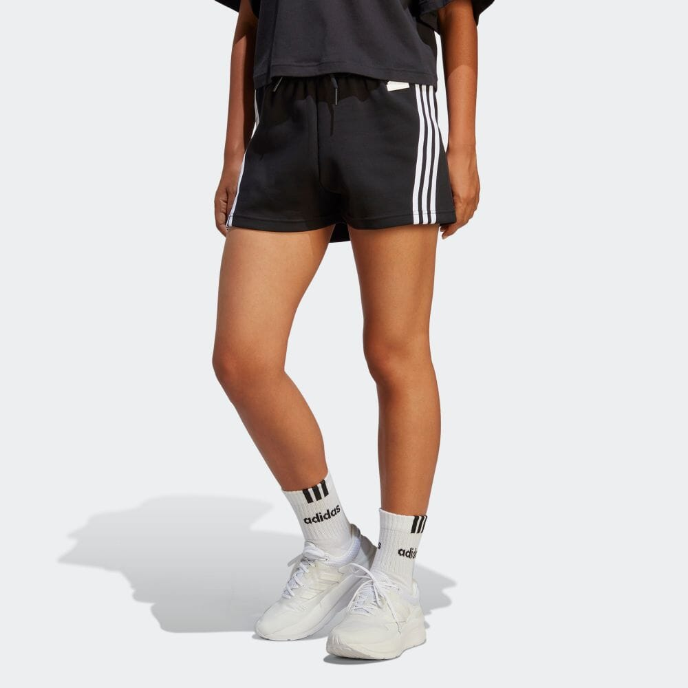 (WMNS) adidas Future Icons 3-Stripes Shorts 'Black' HT4712