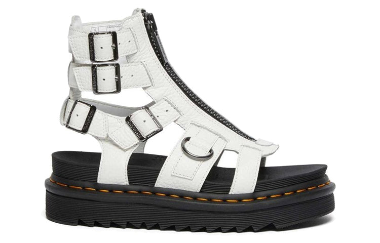 (WMNS) Dr. Martens Olson Sandals White 26561100