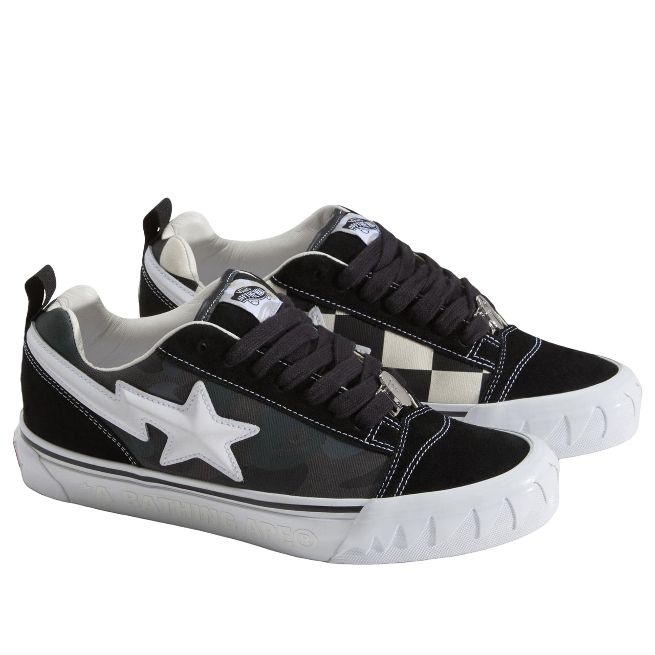 Vans x BAPE Premium Knu Skool 'Camo Black' VN000Z3929B
