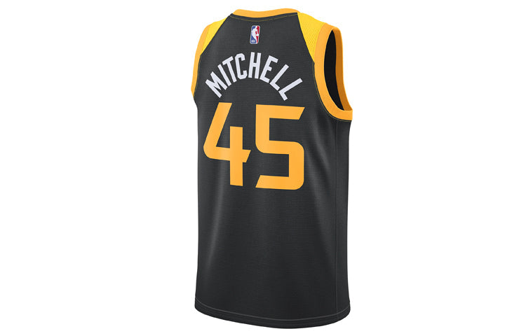 Nike NBA Dri-FIT SW 20-21 Utah Jazz 45 Mitchell City Edition Nike NBA Swingman Jersey Black CN1800-011