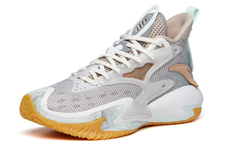 ANTA Shock The Game 5.0 Crazy Tide 3.0 High Basketball Shoes 'Grey' 112131601-6