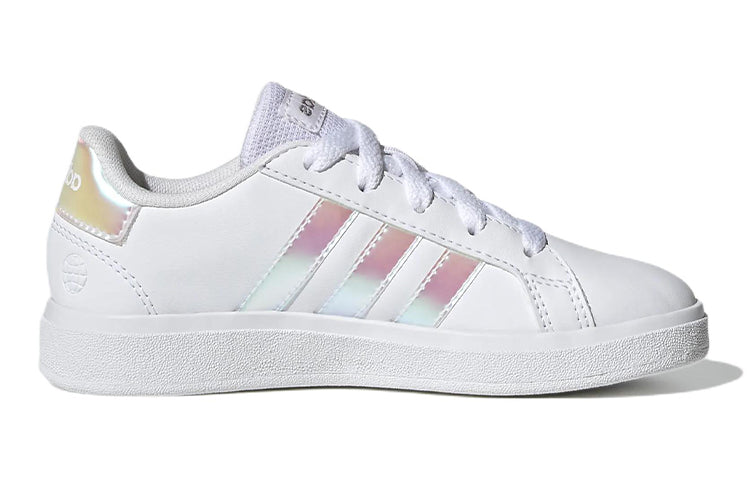 (GS) adidas Grand Court 2.0 Lifestyle Tennis 'White Iridescent' GY2326