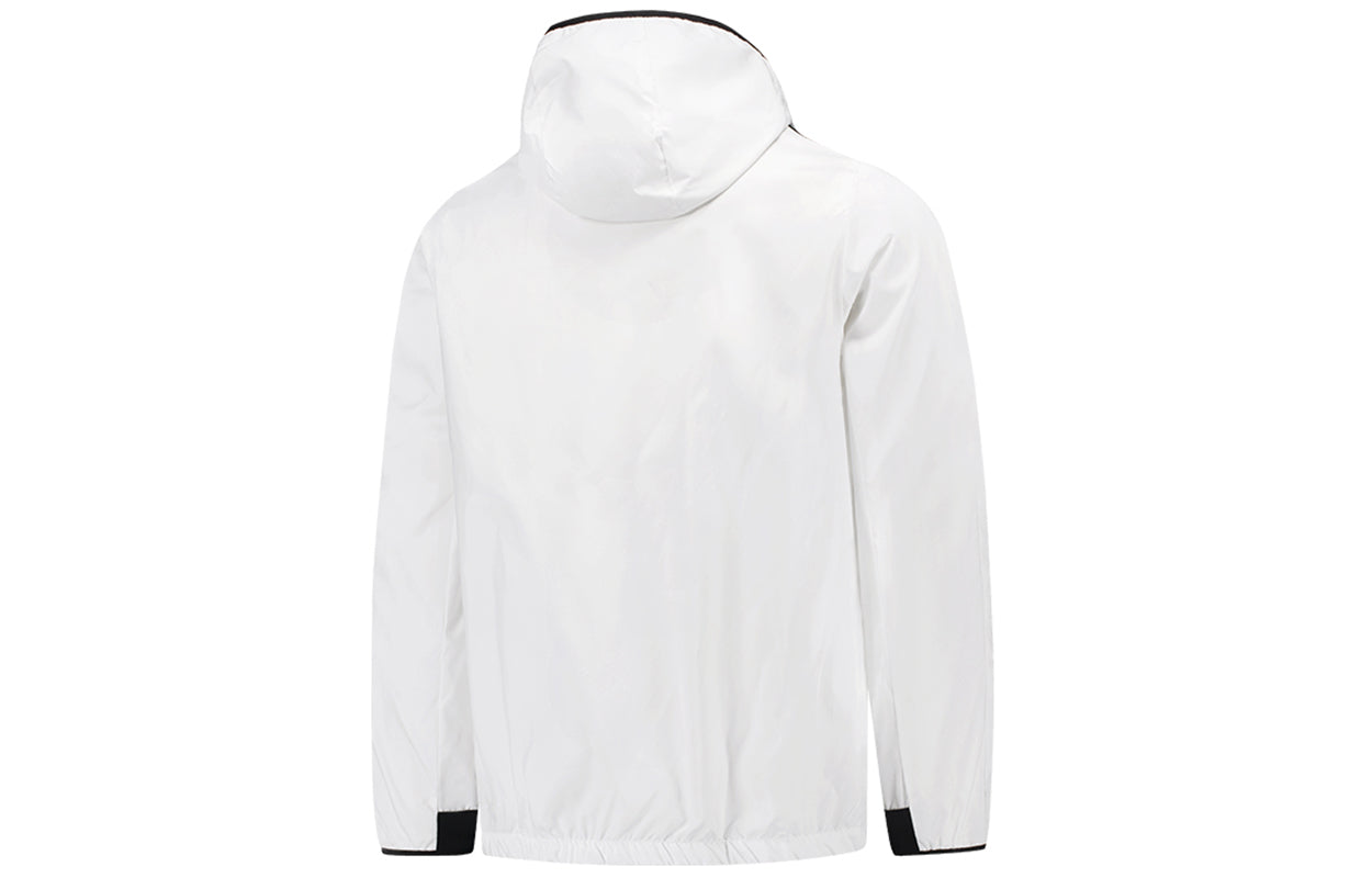 adidas Men's Sport Woven Windbreaker Jacket White GQ0623