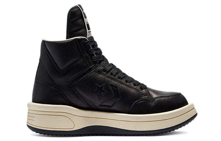 Converse Rick Owens x TURBOWPN Mid 'Black Cloud Cream' 172342C