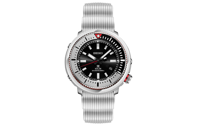Men's SEIKO PROSPEXStreetSeries Sports quartz Solar Energy White Angel SNE545P1