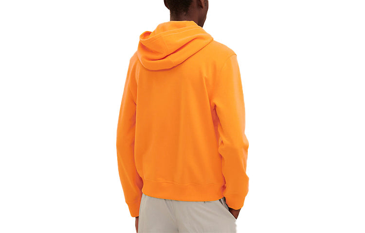 Men's HERMES SS21 Pattern Printing Loose Orange H157760HA30