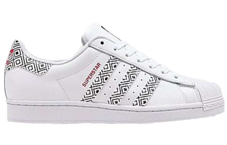 adidas originals Superstar 'White Black Red' FX2721