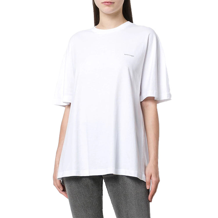 Balenciaga os Short Sleeve White 482204TYK289000