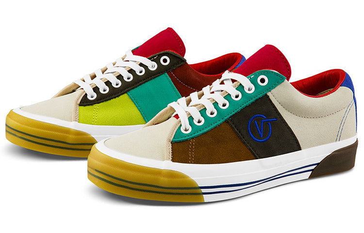 Vans Og Sid Lx Retro Casual Skateboarding Shoes Unisex Multi-Color Splicing VN0A4U1320V