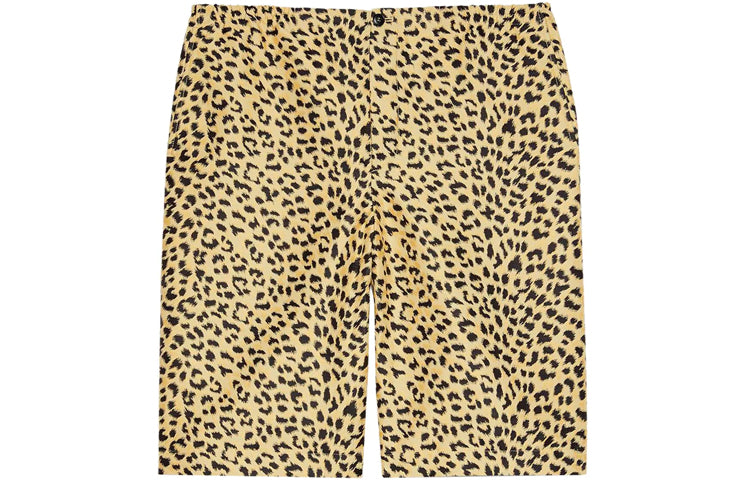 Gucci Neutral Leopard Jacquard Shorts 'Beige Black' 630717-ZAEAL-2068
