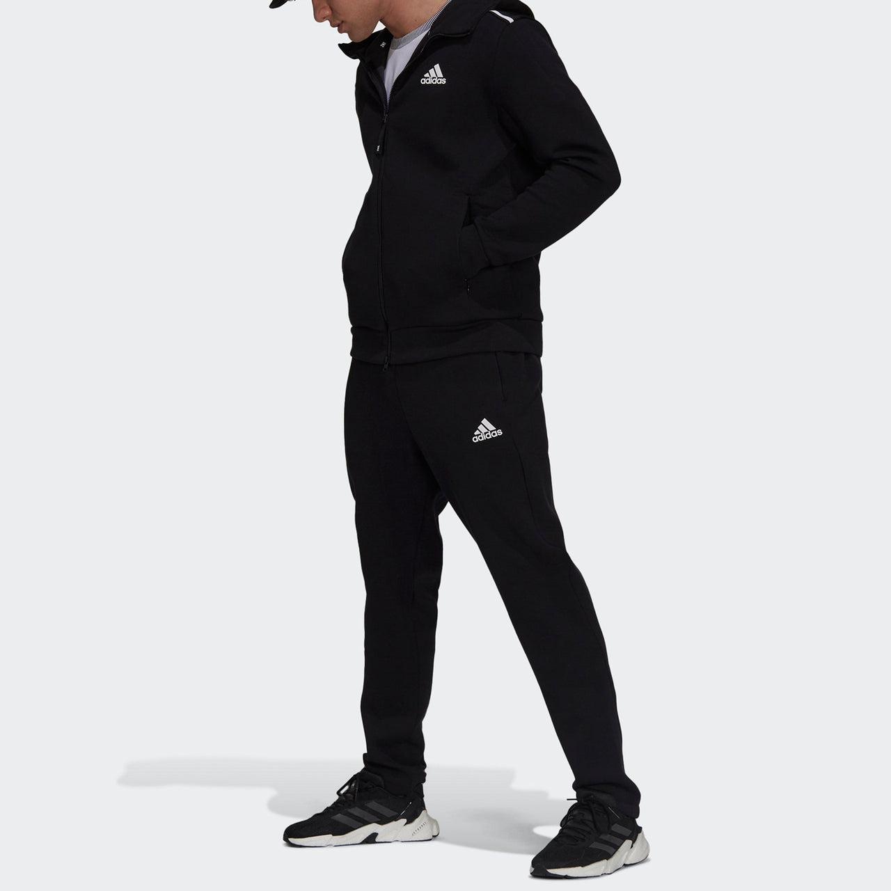Men's adidas Zne Pant Logo Cone Sports Pants/Trousers/Joggers Black GT9781