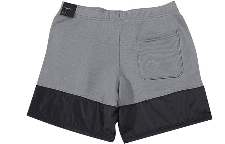 Air Jordan 4 Legacy Knit Basketball Sports Shorts 'Grey Black' CI0261-065