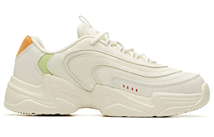 (WMNS) ANTA Life Series Sneakers 'White Orange' 121948823R-2
